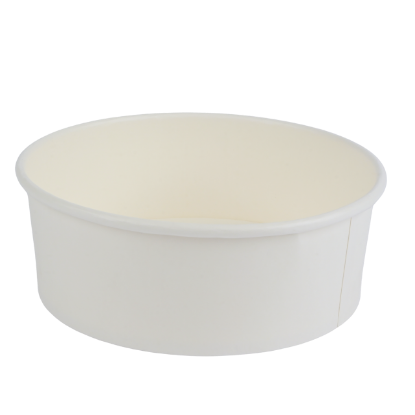Immagine di CIOTOLA/INSALATIERA BIANCA IN CARTONCINO ml.1300 Ø18cm