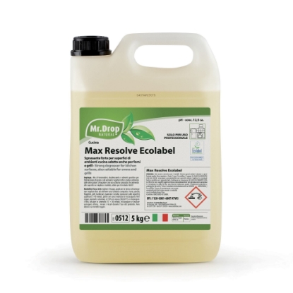 Immagine di MAX RESOLVE ECOLABEL (GRILL) tanica kg.5