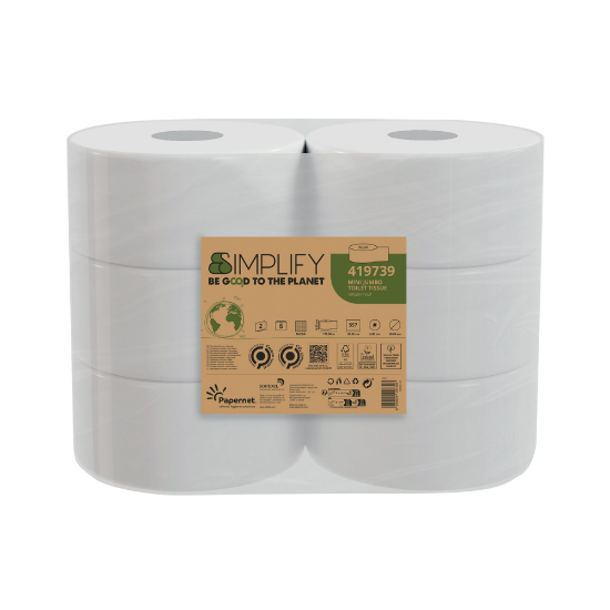 Immagine di CARTA IGIENICA JUMBO MINI 2 VELI CARBON NEUTRAL ECOLABEL