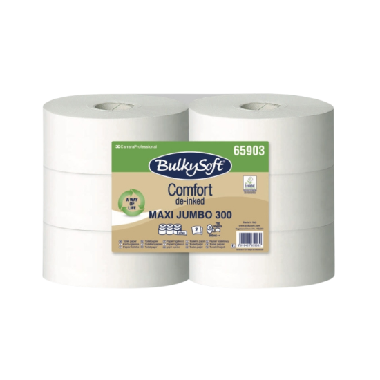 Immagine di CARTA IGIENICA JUMBO MAXI 2 VELI ECOLABEL