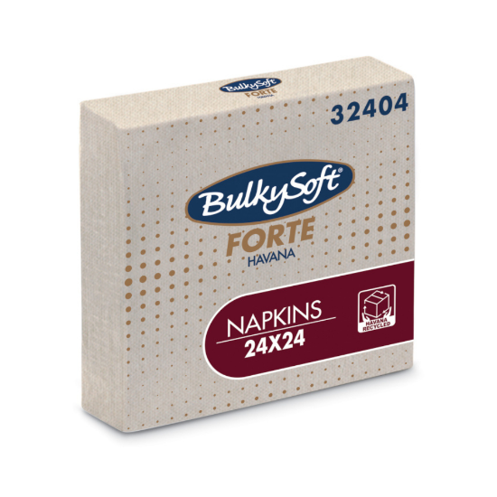 Immagine di TOVAGLIOLO BIO FORTE HAVANA ECOLABEL 2 VELI 24x24cm  