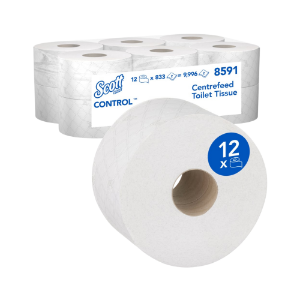 Immagine di 8591 CARTA IGIENICA ESTRAZIONE CENTRALE 2 VELI ECOLABEL