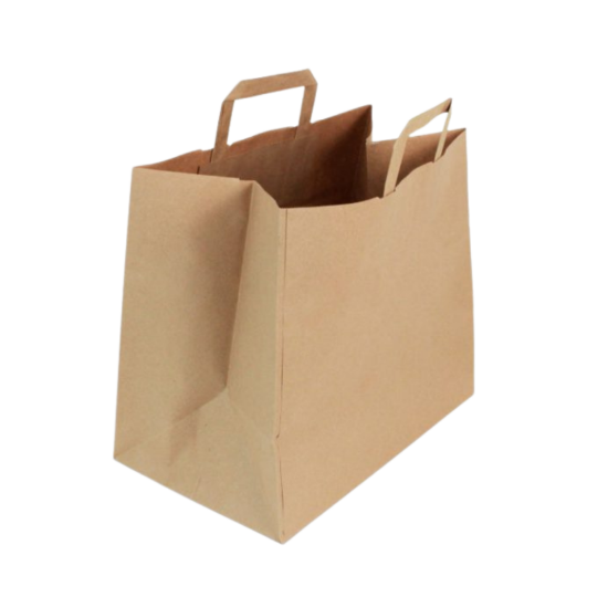 Immagine di BORSE CARTA TAKE AWAY CON MANIGLIA 32x21x25cm