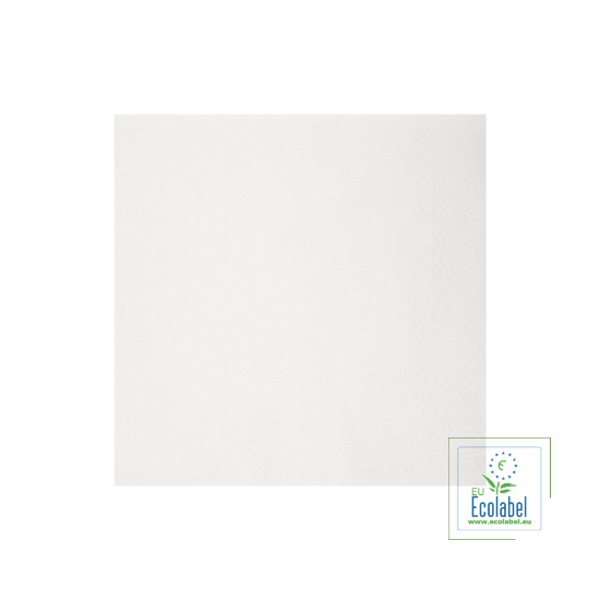 Immagine di TOVAGLIOLO MICROINCOLLATO BIANCO ECOLABEL 38x38cm