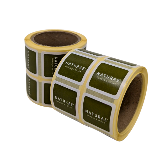 Immagine di ROTOLO ETICHETTE ADESIVE NATURAE PER CARTA IGIENICA 500 pezzi
