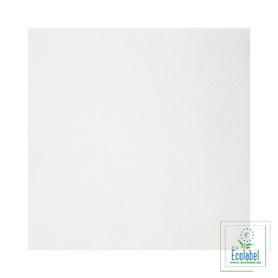 Immagine di TOVAGLIOLO BIANCO 2 VELI ECOLABEL 40x40cm