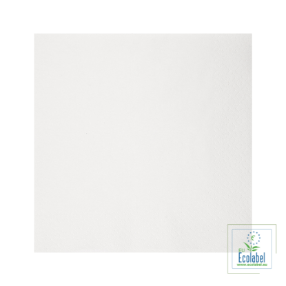 Immagine di TOVAGLIOLO BIANCO 2 VELI ECOLABEL 24x24cm