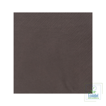 Immagine di TOVAGLIOLO 2 VELI MARRONE ECOLABEL 24x24cm