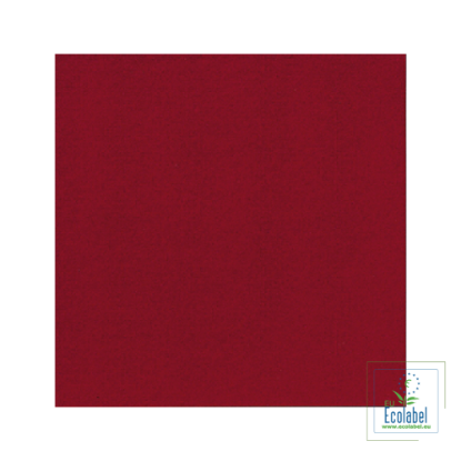 Immagine di TOVAGLIOLO 2 VELI BORDEAUX ECOLABEL 24x24cm