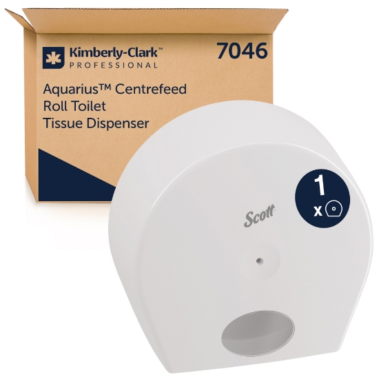Immagine di 7046 DISPENSER CARTA IGIENICA SCOTT CONTROL BIANCO