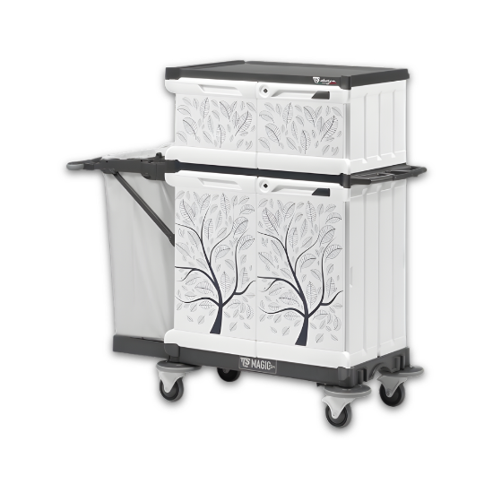 Immagine di CARRELLO MAGICART 262-Q SAFETY PLUS CON 2 CASSETTI 10L