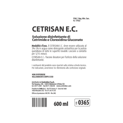 Immagine di ETICHETTA PER SISTEMA DI DILUIZIONE PER CETRISAN E.C.