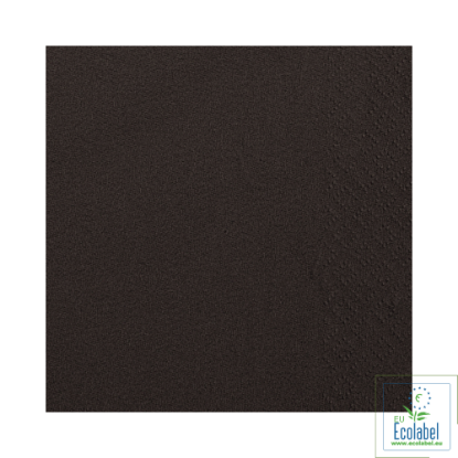 Immagine di TOVAGLIOLO 2 VELI NERO ECOLABEL 33x33cm