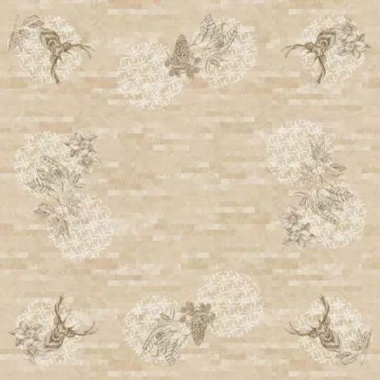 Immagine di TOVAGLIA DUNICEL DECORATA 84X84cm