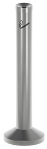 Immagine di PORTACENERE A COLONNA IN ACCIAIO INOX CON BASE