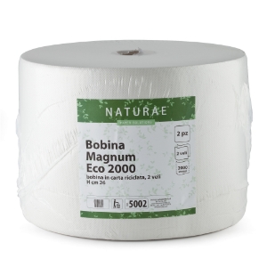 Immagine di BOBINA MAGNUM ECO 2000 IN CARTA RICICLATA 2 VELI
