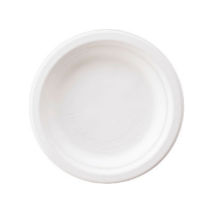 Immagine di PIATTO DESSERT BIO OK IN BAGASSA Ø15cm