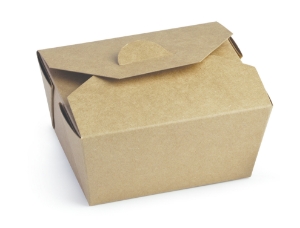 Immagine di SCATOLA KRAFT IN CARTONCINO/PE ml.800 13x10,6x6,5cm 