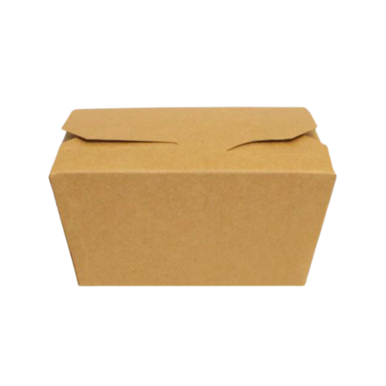 Immagine di SCATOLA KRAFT IN CARTONCINO/PE  800ml 13x10x6,5cm 