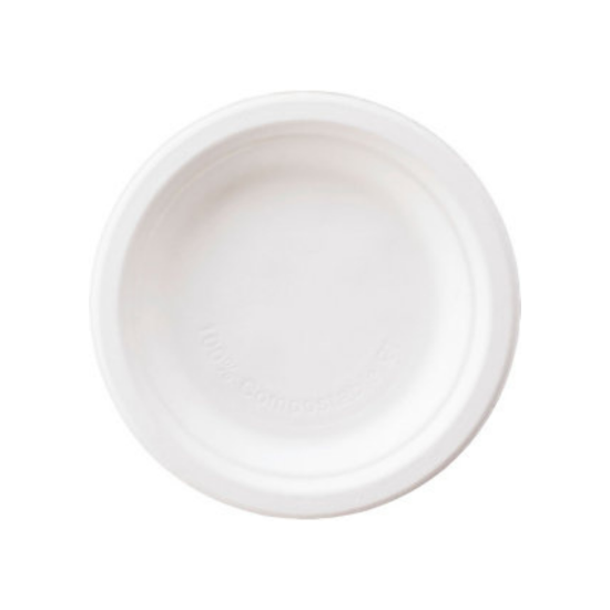 Immagine di PIATTO DESSERT BIO OK IN BAGASSA Ø17,5cm