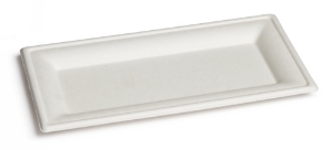 Immagine di PIATTO RETTANGOLARE IN BAGASSA 26x13cm 