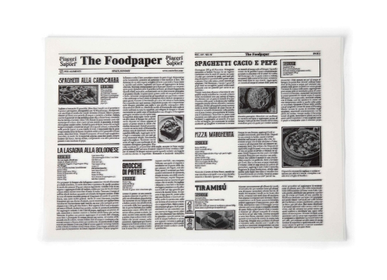 Immagine di CARTA ANTIGRASSO GIORNALE BIANCA 25x37cm gr.45