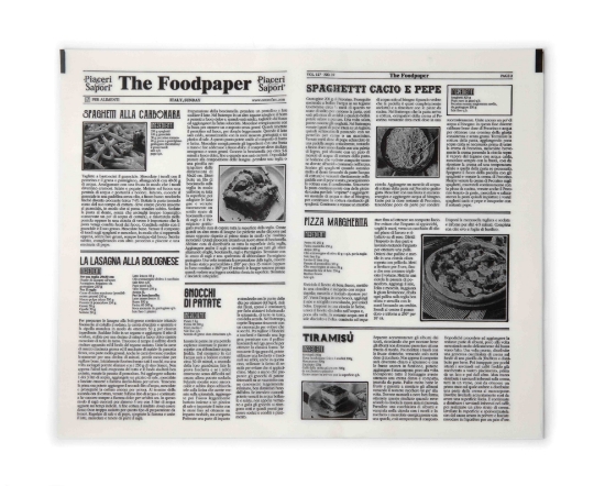 Immagine di CARTA ANTIGRASSO GIORNALE BIANCA 33x40cm gr.45
