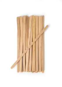 Immagine di PALETTA PER CAPPUCCINO IN LEGNO CERATO 178mm 