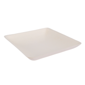 Immagine di PIATTO VASSOIETTO FINGER FOOD QUADRATO BIO 6,5x6,5xh0,5cm