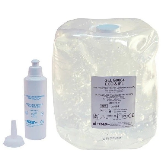 Immagine di GEL INCOLORE PER ULTRASUONI, LASER E LUCE PULSATA- SACCA kg.5