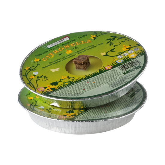 Immagine di FIACCOLA CITRONELLA BASE ALLUMINIO