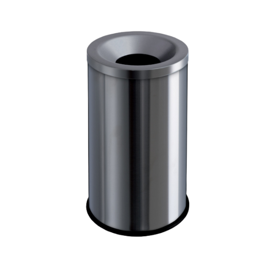 Immagine di GETTACARTE ANTIFUOCO IN ACCIAIO INOX SATINATO lt.90