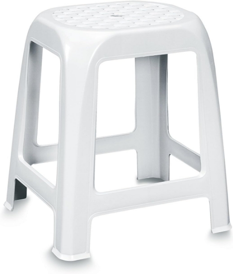 Immagine di SGABELLO BIANCO PER BAGNO