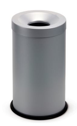 Immagine di GETTACARTE ANTIFUOCO IN ACCIAIO INOX SATINATO lt.50