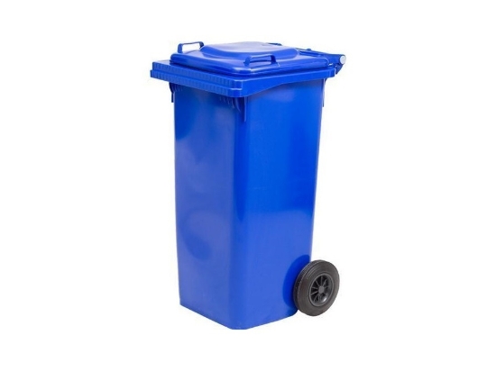 Immagine di BIDONE NU BLU CON RUOTE lt.120