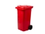Immagine di BIDONE NU ROSSO CON RUOTE lt.120