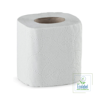 Immagine di CARTA IGIENICA TOILETTE PURA CELLULOSA 2 VELI ECOLABEL