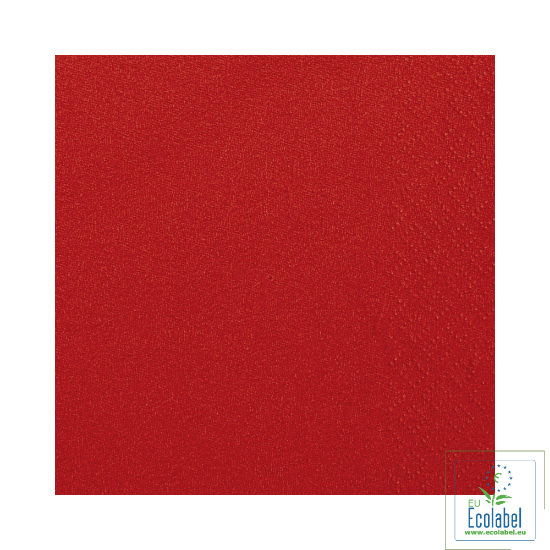 Immagine di TOVAGLIOLO 2 VELI ROSSO ECOLABEL 24x24cm