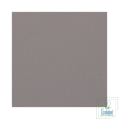 Immagine di TOVAGLIOLO 2 VELI GRIGIO ECOLABEL 24x24cm 