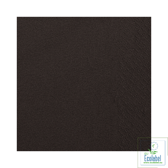 Immagine di TOVAGLIOLO 2 VELI NERO ECOLABEL 33x33cm