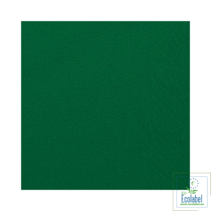 Immagine di TOVAGLIOLO 2 VELI VERDE ECOLABEL 33x33cm