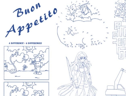 Immagine di TOVAGLIETTA CARTA LINEA BIMBI 33x44