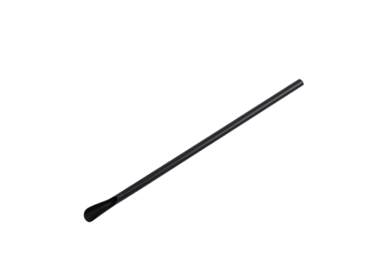 Immagine di CANNUCCIA CUCCHIAIO BIO COLORE NERO Ø0,6x21cm 