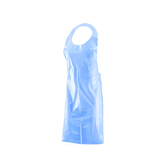 Immagine di GREMBIULE POLIETILENE AZZURRO 25my