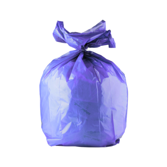 Immagine di SACCHI VIOLA TRASPARENTI LDPE 110lt 12my 26gr 70x110cm