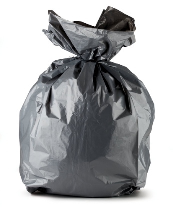 Immagine di SACCHI NU GRIGI TRASPARENTI HDPE 110lt 12my 18gr 70X110cm  