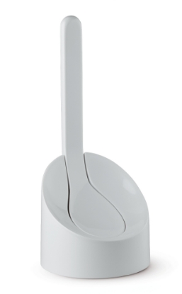 Immagine di PORTASCOPINO WC COMPLETO CUCCIOLO BIANCO  