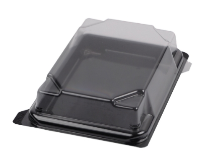 Immagine di SCATOLA SUSHI CON COPERCHIO 13,6x10,2x3,5cm 