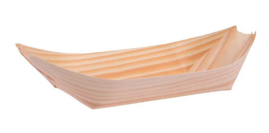 Immagine di BARCHETTA IN POLPA DI LEGNO 14x8x1,6cm 