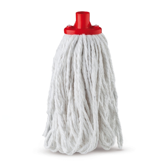 Immagine di MOP CIUFFO CON ATTACCO A VITE 100% COTONE gr.250 